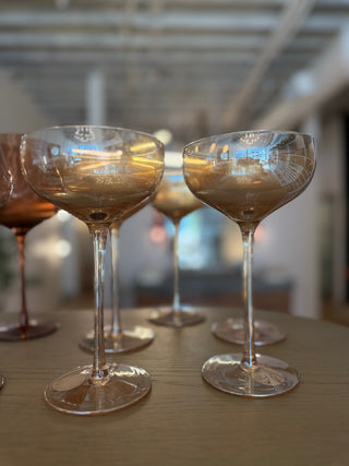 Gold Coupe Glasses